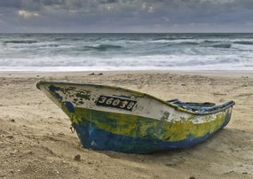 Poszter 42x29,7cm Csónak a parton, Assaf Frank