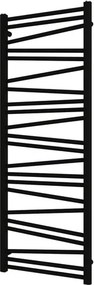 Radiátor kombinált SAT Lilon 133,5x50 cm fekete matt SATRALI1335500BL