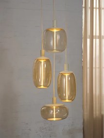 Osram - tápkábel NEEDLE PENDANT 4xE27/25W/230V bézs