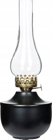 Gyertyatartó tealight Olja petróleum lámpa fekete