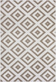 Teraszszőnyeg 80x150cm,kék krémszínű kétoldalas,zsinóros lapos szövésű