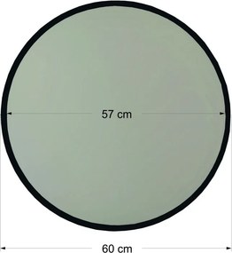 Dekoratif tükör, 60 cm – A711