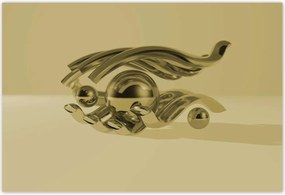 Poszterek 185x125 Szépia gömbök