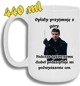 Bögre Fehér Nagy 440ML Vicces Ajándék 1670 Díjat Előre Elfogadok