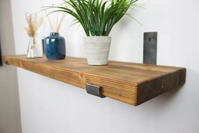 Falra akasztható polc Ipari Loft fa fém szoba 90cm