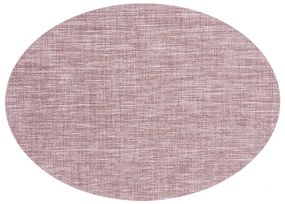 Oval rózsaszín-lila tányéralátét, 46 x 33 cm - Tiseco Home Studio