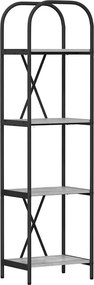vidaXL Könyvespolc Szürke Sonoma 40 x 30 x 146 cm Faanyag