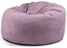Lila kordbársony babzsákfotel Om 135 – SLOWDOWN