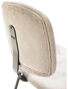 Világosszürke bárszék szett 2 db-os (ülésmagasság 66 cm) Arus – Marckeric