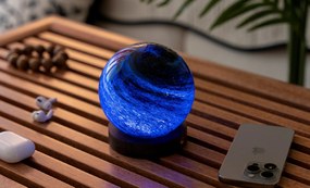 AstraGlass RGB lámpa, több változatban - Gingko variáns: Csillagóceán - kicsi
