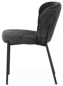 Étkezőszék szürke bouclé szövettel. CT-W1077 GREY2