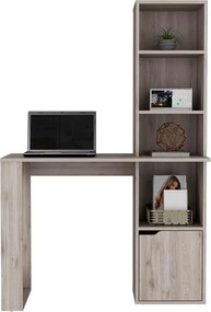 Polcos íróasztal tárolóval 98,5x45,3x162,5cm fehér FUR1233-1