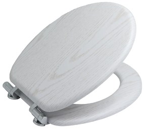 BISK Erga, WC WC ülőke MDF-ből, lassan záródó, fehér, ERG-08222