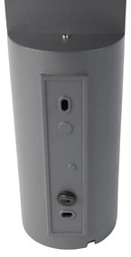 Modern kültéri fali lámpa sötétszürke LED-del - Harry