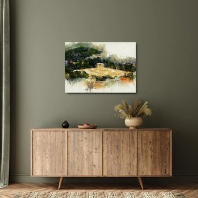 Kép - Zeusz temploma, Athén, Görögország (üvegen) (70x50 cm)