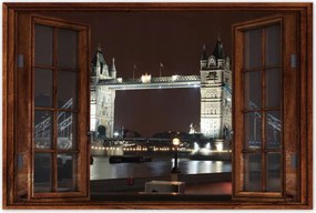 Poszterek 60x40 Tower Bridge éjszaka