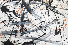 Dekoratív Fotótapéta Furnér Flizelin Energikus káosz 104x70 Ragasztó