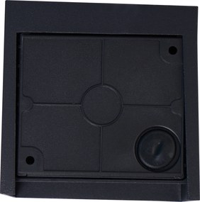 Modern fekete fali lámpa LED-del IP44 - Edwin Quadro