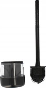 Wc kefe szilikon Easyform tartóval Fekete 38,8 cm
