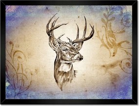 Poszterek keretben 40x30 Szarvasfej