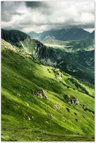 Poszterek 80x120 Tátra Lengyel hegyek Kilátás