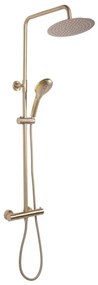 REA-P6602 - VINCENT termosztátos zuhanyszett, szálcsiszolt arany
