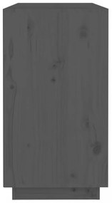 szürke tömör fenyőfa tálalószekrény 100 x 40 x 75 cm