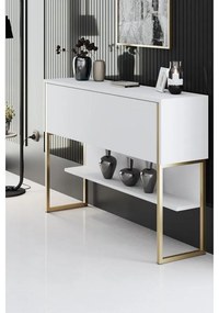 Komód Luxe - Gold, White