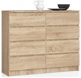 Komód - Akord Furniture K120-8 - sonoma tölgy