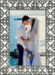 Fém Képkeret Fotókeret 10x15 cm