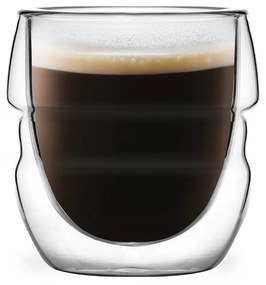 Sferico 2 db-os duplafalú pohár szett, 70 ml - Vialli Design