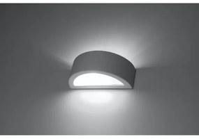 Sollux SL.1459 - Fali lámpa ATENA 1xE27/15W/230V 30 cm fehér