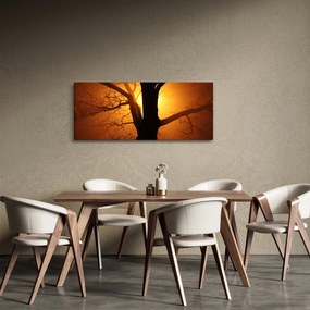 Kép egy fáról naplementekor (120x50 cm)