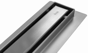 Lineáris lefolyó Rea Neo Slim Pro Nickel Brush INOX 50