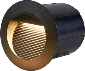 ITALUX ONFL-1253-3K PIANI Kültéri Falba Építhető Lámpa Fekete LED