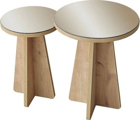 Luna - Bronze, Sapphire Oak