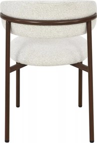 Elton II étkezőszék világosbézs/dió