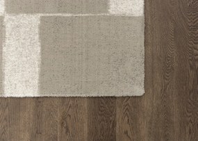 Szürkésbézs gyapjú szőnyeg 160x240 cm Agnus Pavement – Agnella