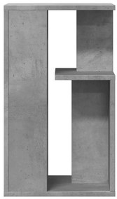 Betonszürke szerelt fa kisasztal 35 x 35 x 60 cm