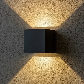 Brilagi - LED Kültéri fali lámpa CUBE LED/6W/230V antracit IP54