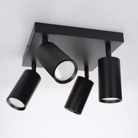 Brilagi - SELE SQUARE spotlámpa 4xGU10/30W/230V fekete