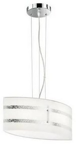 Trio NIKOSIA 2xE27/40W/230V ezüst függeszték kábellel