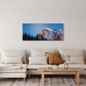 Kép - Éjszakai hegycsúcs (120x50 cm)