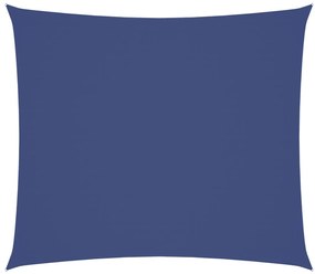 kék téglalap alakú oxford-szövet napvitorla 2,5 x 3 m