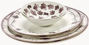 Midnight Flowers edénykészlet, 2 személyes (6 részes)