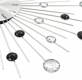 modern küllemű kvarcszerkezetes falióra, 50 cm átmérőjű