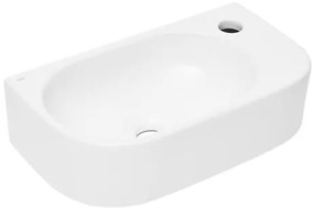 Mosdótál SAT Infinitio 40x21,5 cm fehér fényes felülettel túlcsordulás nélkül SATINF4021