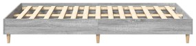 sonoma tölgyszínű szerelt fa ágykeret matrac nélkül 120 x 200cm