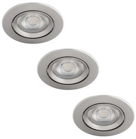 Philips - KÉSZLET 3x LED Dimmelhető beépíthető lámpa DIVE LED/5W/230V 2700K