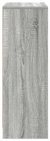 szürke sonoma komód fiókokkal és ajtókkal 73x31x90 cm